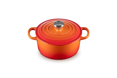 Image of Le Creuset Enameled Cast Iron Signature Round Dutch Oven, 2 qt., Flame