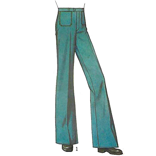 1970s Sewing Pattern – Men’s Flared Trousers - Waist: 32” (81cm)3