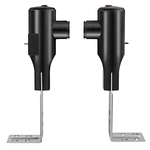 Garage Door Sensors for Genie/Overhead, Garage Door Sensor GSTB-R STB-BL Compatible with Genie/Overhead Garage Door Opener Made After 1993, Item Includes Two Sensors (Receiving&Sending)