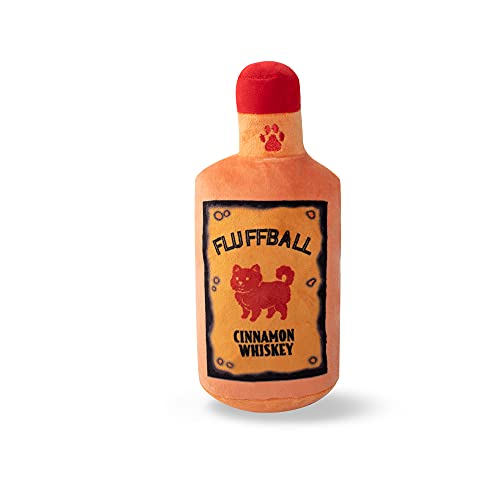 Fringe Studio Plush Dog Toy FLUFFBALL Cinnamon Whiskey (289715) Medium