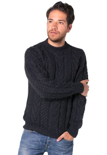 Gamboa Alpaca Sweater for Men Light and Softness Wool Pullover
