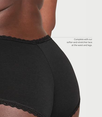 Victoria's Secret Women's Lace & Cotton Cheeky Underwear, Minimal Coverage Panties for Women, Multi Pack (XS-XXL)3