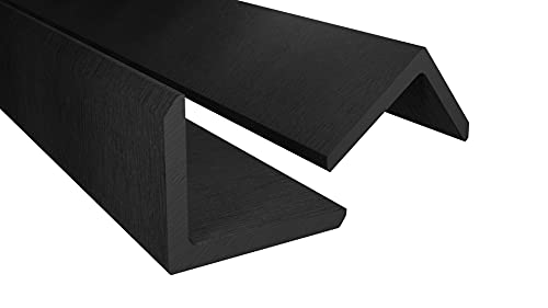 Endorphin WPC Abschlussleisten für WPC Terrassendielen 220cm - Höhe 4,5cm / Breite 5,5cm - 5er Set Anthrazit - Abdeckleisten für Bodendielen - Wetterfest und Pflegeleicht - Gesamtlänge: 11m Endorphin WPC Abschlussleisten für WPC Terrassendielen 220cm - Höhe 4,5cm / Breite 5,5cm - 5er Set Anthrazit - Abdeckleisten für Bodendielen - Wetterfest und Pflegeleicht - Gesamtlänge: 11m