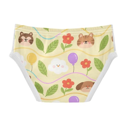 GuoChe Toddler Underwear Cotton in Sizes 2T,3T, 4T, 5T, 6Y and 8Y2