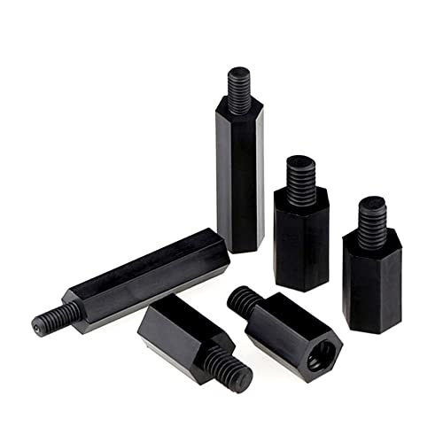 Black-M4 Thread 6mm,32mm 50pcs,50 stücke schwarz weiß nylon hex männlich weibliche standoff säule montieren faden ling kunststoff hexagon motherboard spacer bolzen schraube Black-M4 Thread 6mm,32mm 50pcs,50 stücke schwarz weiß nylon hex männlich weibliche standoff säule montieren faden ling kunststoff hexagon motherboard spacer bolzen schraube
