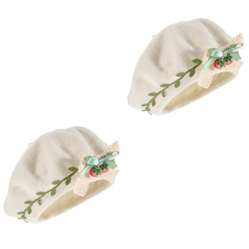 Chapeau laine pendentif fraise Healvian, le cadeau idéal pour passionnée de mode