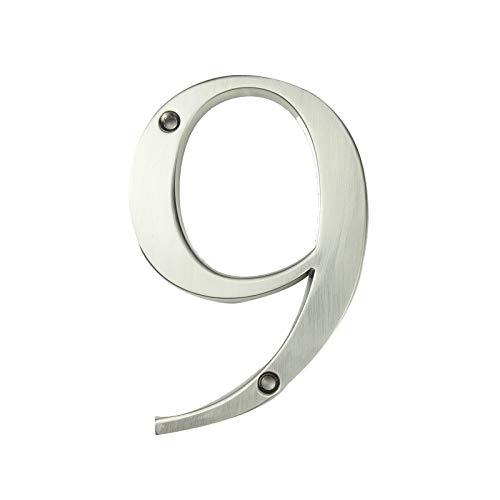 Numéro de porte de 10cm robuste pour une signalétique d'adresse familiale durable et épurée