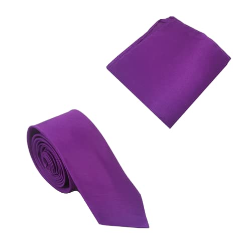 Corbata Skinny Purple | Inteligente - Casual | Corbata de Cuello Cover