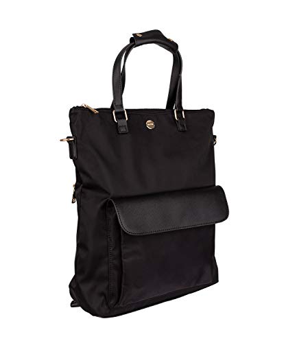 SIX 726 836: Mochila para Mujer con Detalles Dorados  Tejido Impermeable con Aplicaciones