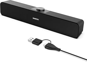 HEANTTV PC-Lautsprecher mit Bluetooth und USB