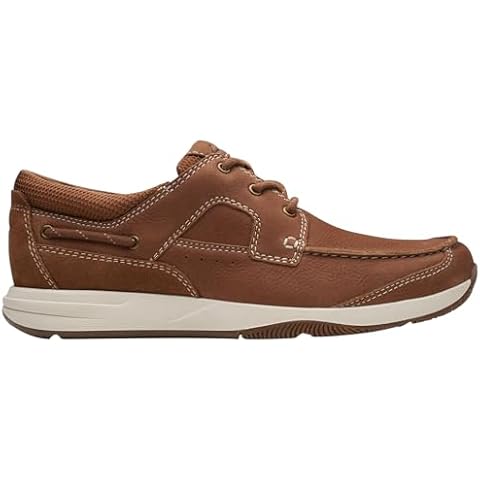 Clarks Men's Sailview Lace Shoes in Light Tan Cover