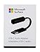 Microsoft Surface USB-C Audio Adapter 3.5mm Headphone Stereo Mini Jack (F) Black LKZ-00001