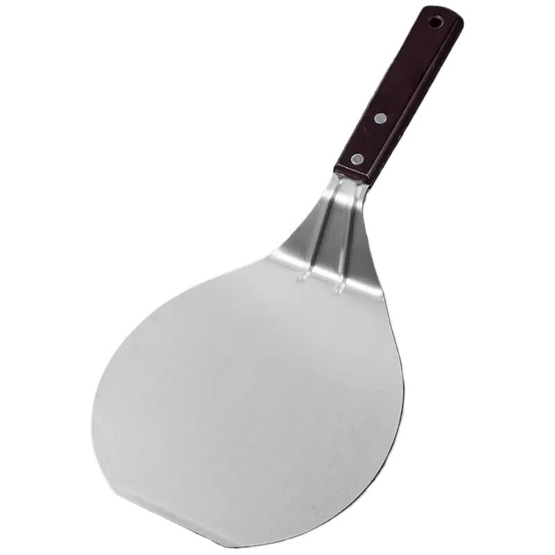 Pelle à pizza en aluminium perforé avec manche court robuste 81 cm