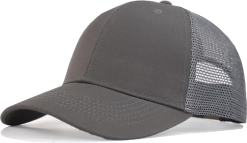 Image of TSSGBL Classic Plain Baseball Cap, Small /M-L /XL-3XL Big Head Fit, Unisex Adjustable Cotton Structured Golf Dad Hat