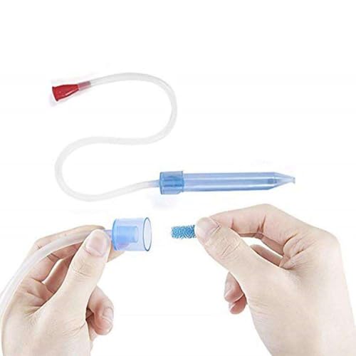 Image of AVNISH Premium Baby Nasal Aspirator and Manual Snot Sucker, Nose Cleaner Kit for Newborns, Infants and Toddlers, Portable Congestion Relief Booger Remover with 20 Replacement Foam Filters