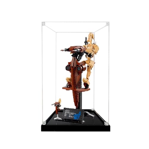 Gase acrílico transparente para modelo robot...