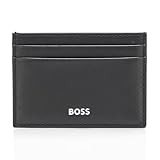 BOSS, Randy Leather Porta-cartão de crédito, preto breu, tamanho único, Pitch preto, Card Case 4 Inch, Randy Leather Porta-cartão de crédito