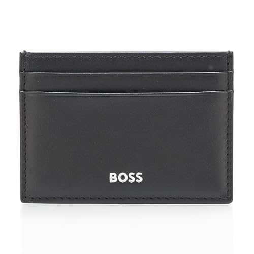 BOSS, Randy Bold Logo Cardcase, black gloss, One Size