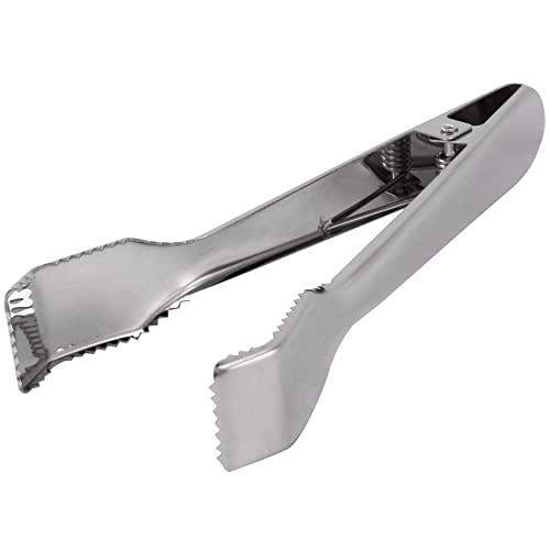 2 Pcs Stainless Steel Ice Tongs with Sawteeth for Ice Bucket Ice Sugar Cubes Coffee Bar Food Serving - Image 5