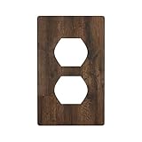 GUIVUPP light brown wood grain Electrical Outlet Cover Decorative Funny Wall Plate For Bedroom Kitch
