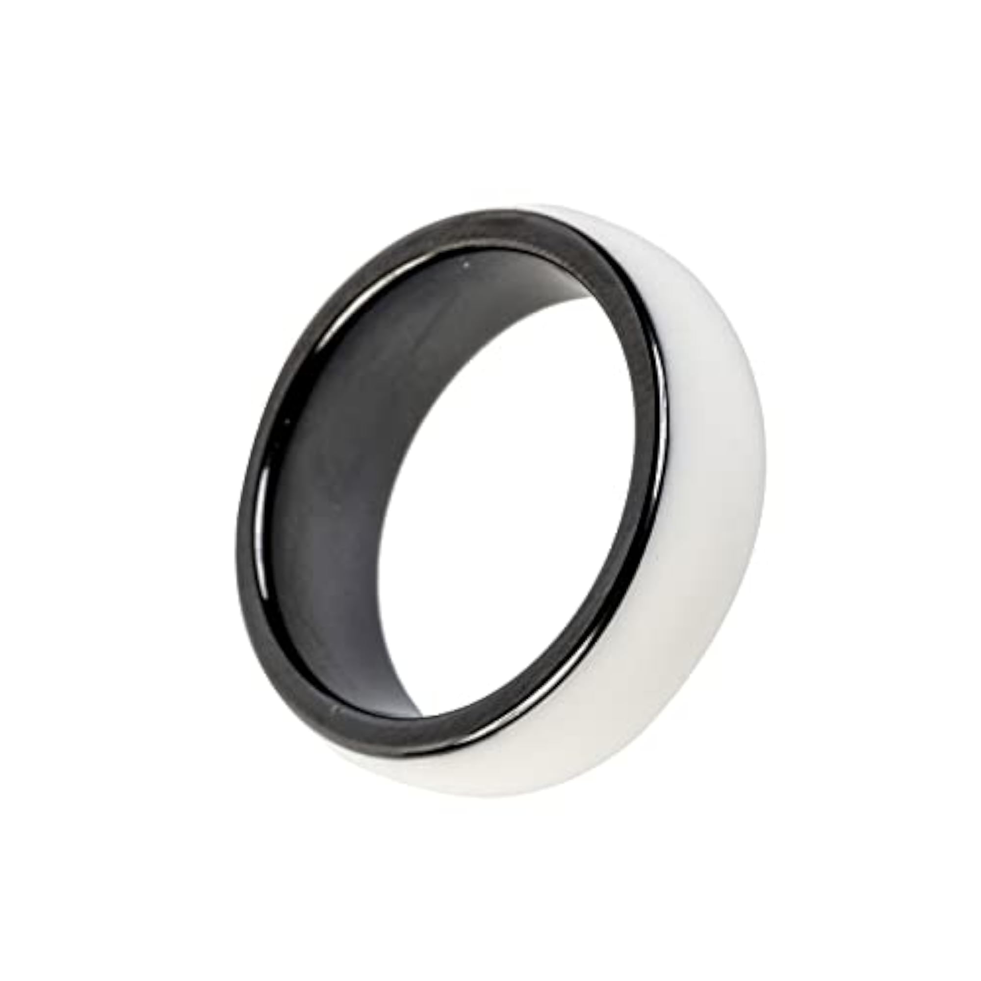 RFID White Ceramics Smart Finger Ring