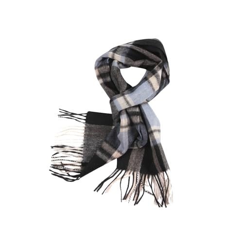 Winter Wool Plaid Scarf for Men,Women Fashion Tartan Wrap Checkered Scarves