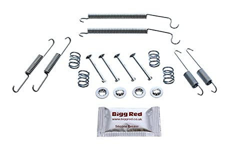 Image of Bigg Red - Rear Drum Brake Shoe Fitting Kit - Compatible with II,Thalia I,Twingo II2008 Onwards