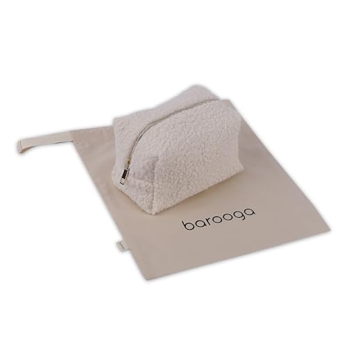 5 Best Organic Cotton Cosmetic Bags for Eco-Friendly Beauty 5 BAROOGA Organic Cotton Travel Makeup Bag for Women