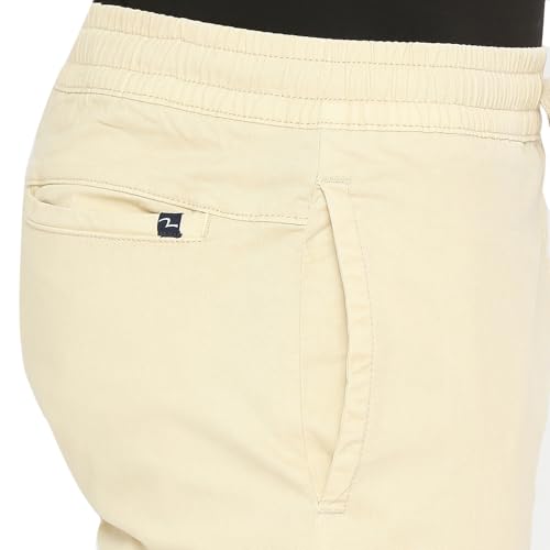 Image of Spykar Men's Slim Fit Mid Rise Trouser