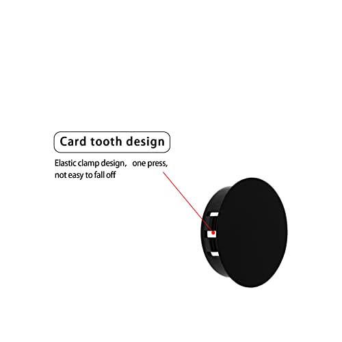 Image of Plug Insert End Cap, Plastic Tubing Cap for Metal Pipe, Fence & Furniture