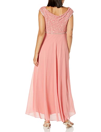 Image of J Kara Women's Beaded Empire Waist Gown