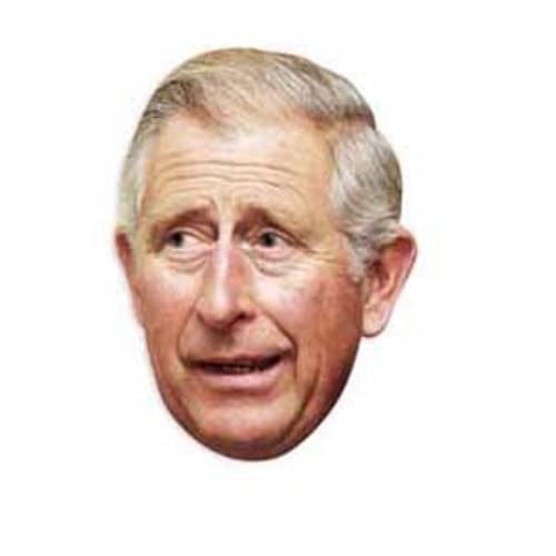 STAR CUTOUTS SM45 King Charles III Cardboard Face Mask Royal Costume Fancy Dress