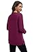 Smallshow Women's Nursing Sweatshirt Tops Fleece Long Sleeve Breastfeeding Clothes Maroon,L