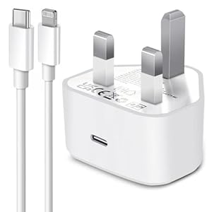 20W Fast Charger Plug With 3.3 feet Cable [Apple MFi Certified] for iPhone Charger 14 Plus/14 Pro/14 Pro Max/13/13 Pro/13 Pro Max/12/12 Pro/iPad, PD Charging Plug