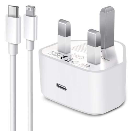 20W Fast Charger Plug With 3.3 feet Cable [Apple MFi Certified] for iPhone Charger 14 Plus/14 Pro/14 Pro Max/13/13 Pro/13 Pro Max/12/12 Pro/iPad, PD Charging Plug