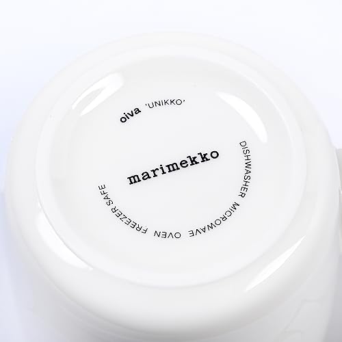 Taza Marimekko Oiva Unikko 400 ml Blanco natural miniatura 3