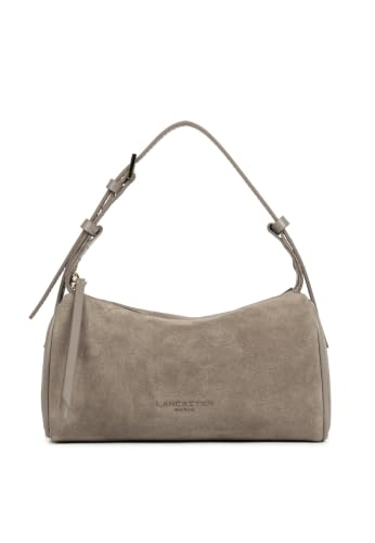 Sac rectangle Zippé S Lancaster artesanía en suède gris 1