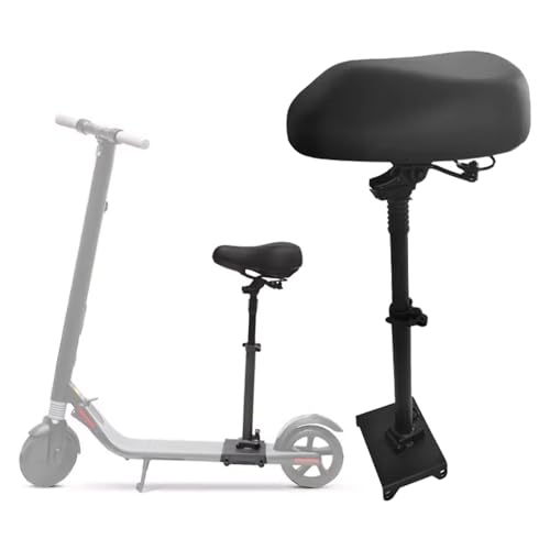 BaiWon Siège de Trottinette Électrique pour Ninebot E2/E2Plus, Siège de Scooter Chocs/Doux/Respirant, Selle Réglable 48-68CM/Capacité de Poids 100KG, Accessoires pour Trottinettes Vlectrique