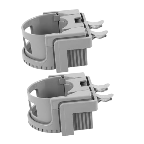 Portavasos Universal para Auto Adaptador 2 Piezas Color Gris