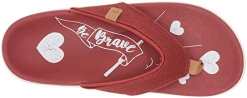 Spenco Women's Flip-Flop, Red Ochre, 7 | Image 4