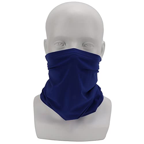 Lenço de pescoço de seda de gelo, lenço de rosto de seda de gelo lavável à prova de vento macio para