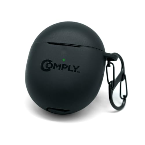 Image of Comply Silicone Protective Case | For Google Pixel Buds Pro & Pro 2, Soft-Touch Matte, Drop /Scratch Resistant Cover, Wireless Charging Compatible