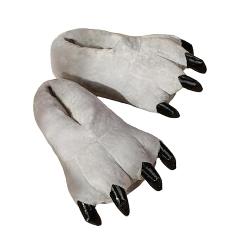 Paw Slippers Casual Soft Animal Slippers for Bedroom Household Living Room Non-Slip House Shoes for Adults and Kids