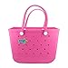 JinJing Beach Bag Accessories PVC Rubber Totes Inserts Charms for Bogg Bag Turtle