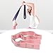 Menolana Resistance Band Elastic Band Exercise Band Multipurpose Lightweight Yoga Stretch Band 11 Segment for Pilates Gym Stretching, Pink