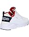Kappa Men's Sneaker, White Red Blue, 11 AU