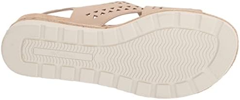 Bella Vita Women's Cosette Wedge Sandal, Bone, 10 X-Wide | Image 3