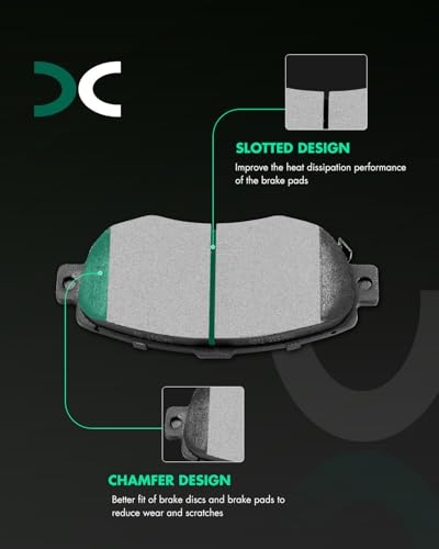 Image of SCITOO D771 D619 Front Rear Ceramic Brake Pads Sets Fit For Lexus GS300 1998-2005,For GS400 1998-2000,For GS430 2001-2005,For IS300 2001-2005,For SC430 2002-2010