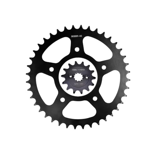 Chaîne 520 moto pignons acier 14T 40T résout usure transmission CF250 NK250