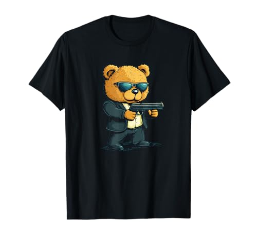 Agent Sky Teddy Bear pour un look cool et décontracté T-Shirt